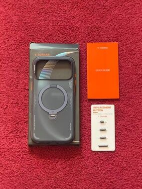 Torras Ostand Q3 Air for iPhone 17 Pro Max Case MagSafe Compatible - Deep Blue